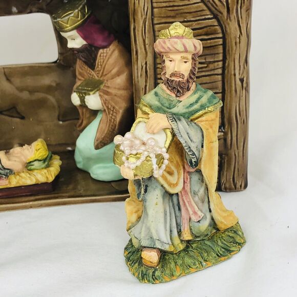 Ceramic Nativity Set- No Brand- Heavy Made‎ Pieces - Picture 3 of 6